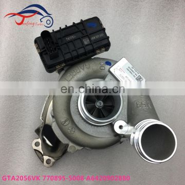 GT2056V Turbocharger 770895-5008S A6420902880 turbo for Mercedes Benz C Class (W204) C320 CDI with OM642 Euro 4 Engine