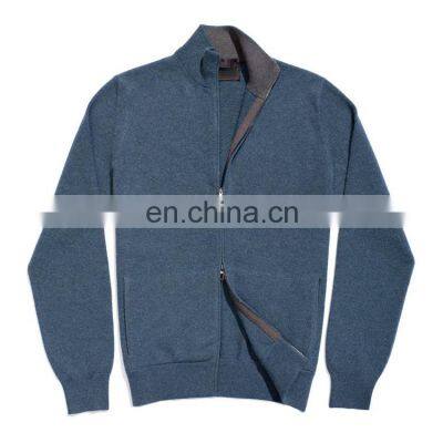 Men's full zip knitted Cardigan Sweaters Wholesale