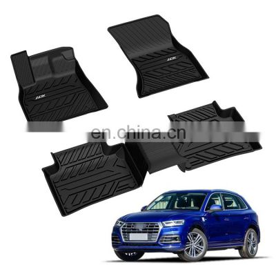 Factory Wholesale Car Accessories 3d Tpe Rubber Car Floor Mats Anti-slip Car Foot Mat For Audi Q5l Q5 2018 2019 2020//