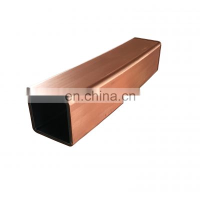 China supplier top quality copper rectangular square tube