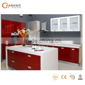 Modern Kitchen Cabinet European style , marble top kitchen cabinet