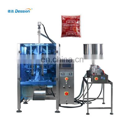 Automatic 500g 1kg liquid ketchup sauce paste packaging machine vffs packaging machinery