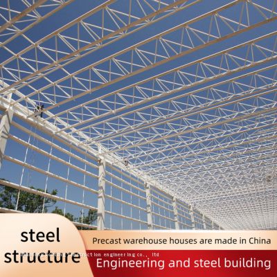 Steel Roof Structure System Flat Bunker Coal Storage Shed Space Frame Company