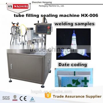 Fantastic Tube filling sealing machine for cosmetic tube with pump