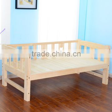 Three face guard rail bed,wood chilidren bed wholesale