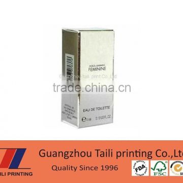 Hot stamping custom cmyk printed cosmetic packaging china