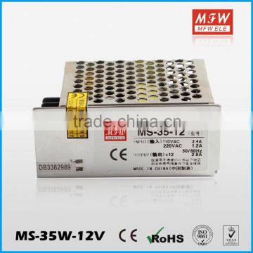 Factory Direct Competitive price S-35-12V 24V Switching Power Supply 35W