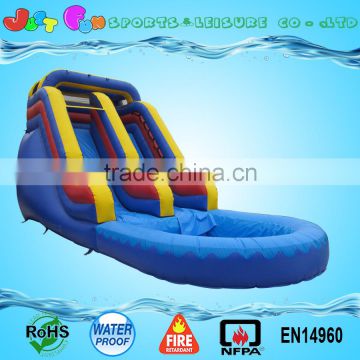 commercial grade water slide with pool, cheap water slides for sale