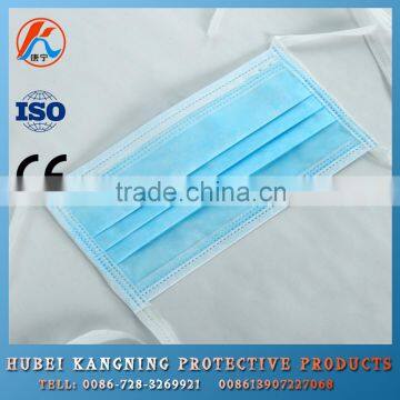 Nonwoven 3-Ply PP Surgical Face Mask Tie On