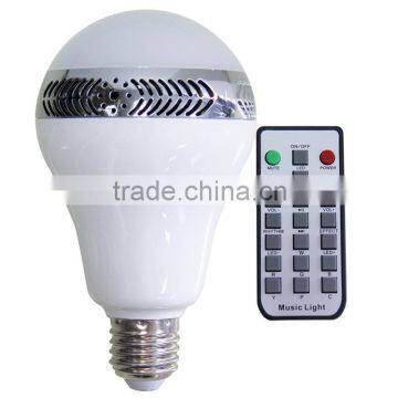 China manufacturer RGB Bluetooth speaker bulb for bedroom