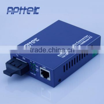 distance 40KM/60KM/80KM single Fiber Optic Converter,LFP function,External power supply