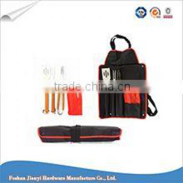 Factory price easy to carry stainless barbecue tool set