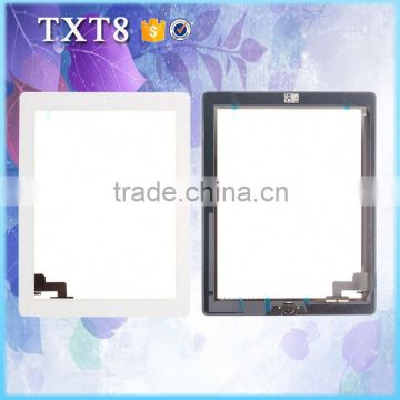 Wholesale price replacement parts for ipad 2 glass full with home button test one by one