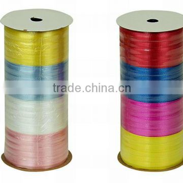HOT SALE! 4 Lanes Multi Color Crimp Solid Poly Curling Present Wrapping Ribbon