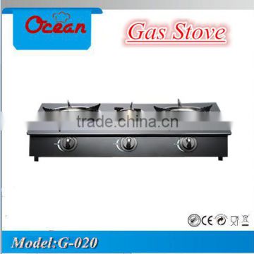New design high quality table three gas burner ,gas stove B-003A