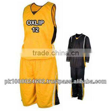 customized sublimated basketball uniform in high quality