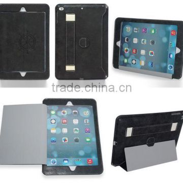 Window Design Full Protective Handheld Leather Case for iPad Air2