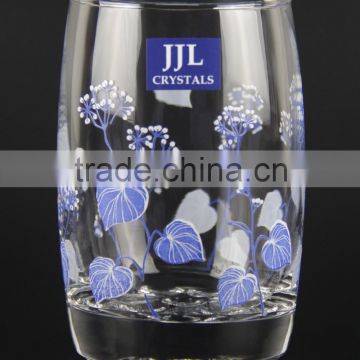 JJL CRYSTAL BLOWED TUMBLER JJL-6901B WATER JUICE MILK TEA DRINKING GLASS HIGH QUALITY
