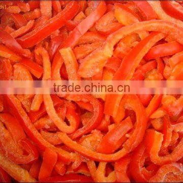 IQF red pepper strip fresh vegetable frozen pepper