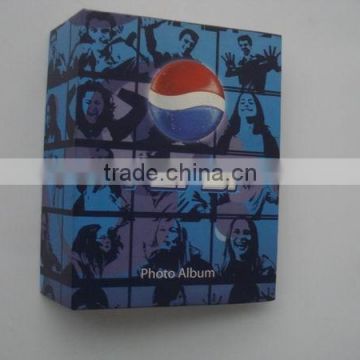 custom logo printed photo album for advertising