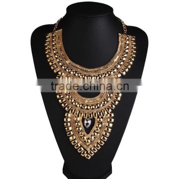 Alibaba express diamond jewelry collar necklace