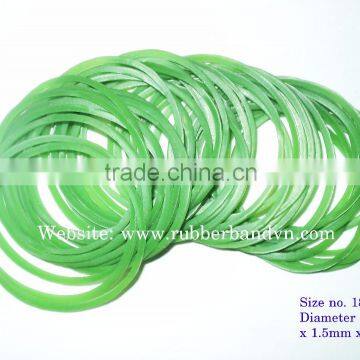 Bright green Elastic Rubber Band / Wholesale for Flower - Vegetable - Agricutural