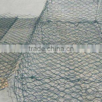 Gabions used to protect waste water outlet