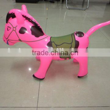 2016 Custom logo printed New design inflatable horse toys for kids play