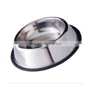 stainless steel dog bowl