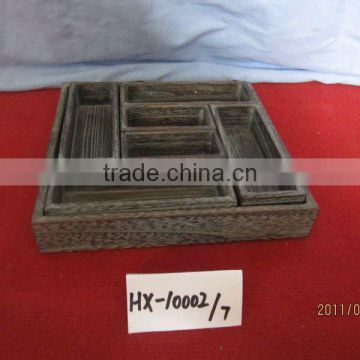 antique wooden tray ,wooden plate wholesale