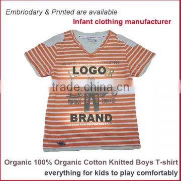 kids clothing wholesale T shirt manufacturer Custom print Cotton Washable T shirt