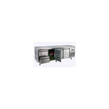Counter Depth Reach In Refrigerator Freezer With Two Drawers / Three Doors