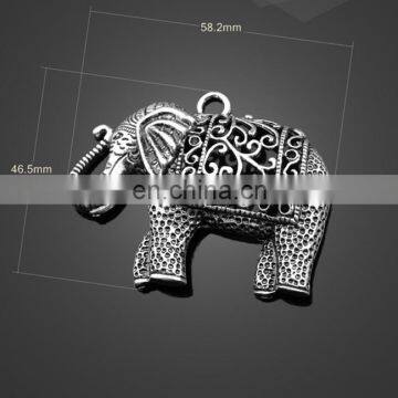wholesale animal elephant shape pendant alloy pendant key chain accessories