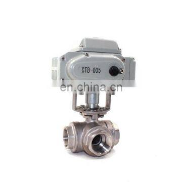 Price DN50/80/100 12V 24V DC 24V 110V 220V AC Water Flow Control Rotary Float Electric Motorized Actuator Ball Valve