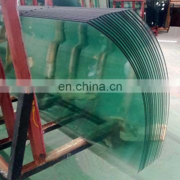 Tempered Double Curved Glass For Curtain Wall & Building