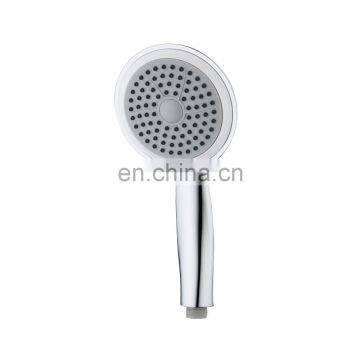 Plastic Bathroom Handheld Chrome 5 functional Round ABS Shower Head