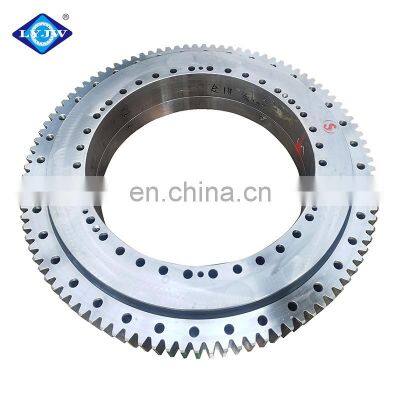 High quality factory Single Row Four Point Contact Ball Slewing Bearing External Gear with Pinion for Rotating Flying Chair