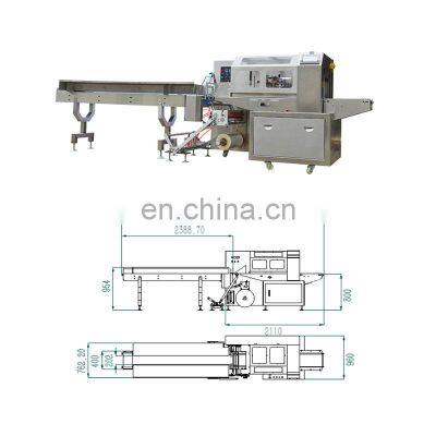 Runxiang Automatic Horizontal Pillow Fruit Lettuce Cucumber Vegetable Carrot Pouch Flow Pack Packing Packaging Machine