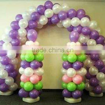 Fashion in China!Meet EN71!Nitrosamines detection! 10inch round shape natural colorful promotation party pearl balloon