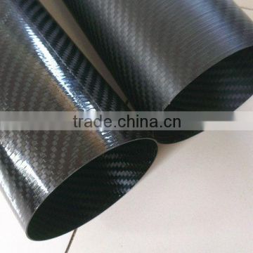 roll-wrapped technology carbon fiber auto exhaust pipe