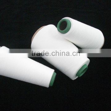 Chinese manufacturer Poly cotton core spun yarn 40s/1 raw white