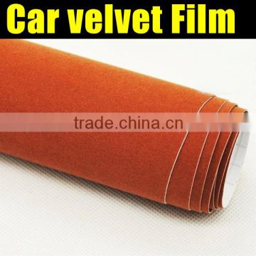 Velvet Fabric Car Wrap Film for Vehicle Adhesive Glue