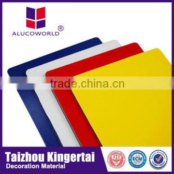 Alucoworld 4mm aluminum composite panels plastic core unbreakable