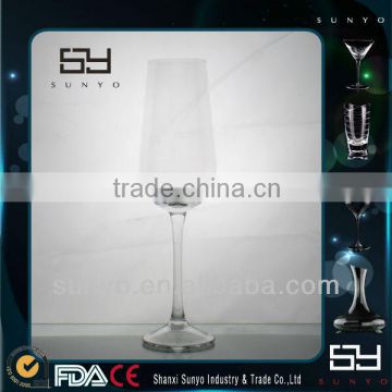 Hand Blown Clear Crystal Giant Champagne Glass Promotion