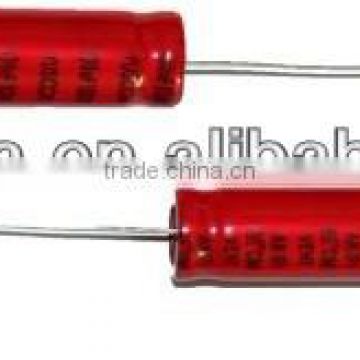 100-1000F axial electrolytic capacitor