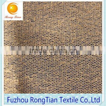 Wholesale nylon golden thread mesh fabric for elegant bedspreads