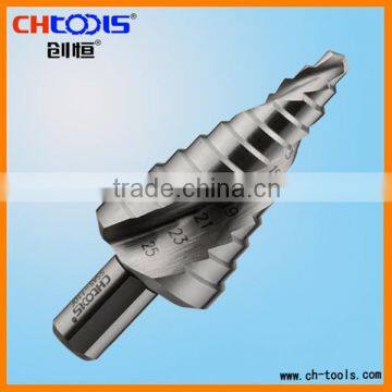 the newest HSS step drill with spiral flute (imperial size) from CHTOOLS