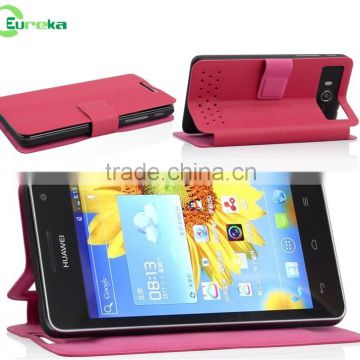 2014 Hot selling product universal stand pu leather case for smart phone