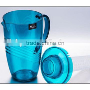 2.5L PS material transparent Water Pitcher plastic water jug