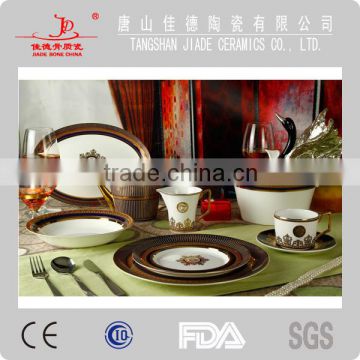 Japanese Russia stylish royal fine bone china porcelain bone china dinnerware set